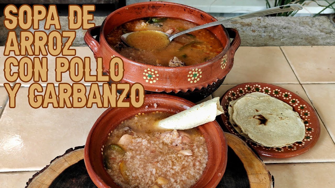 arroz con pollo y garbanzos