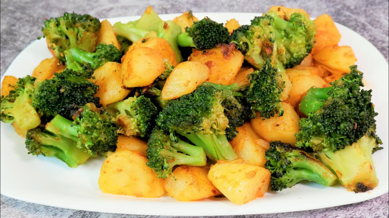 como hacer brócoli con patatas