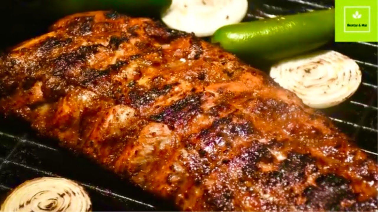 adobar costillas de cerdo a la parrilla