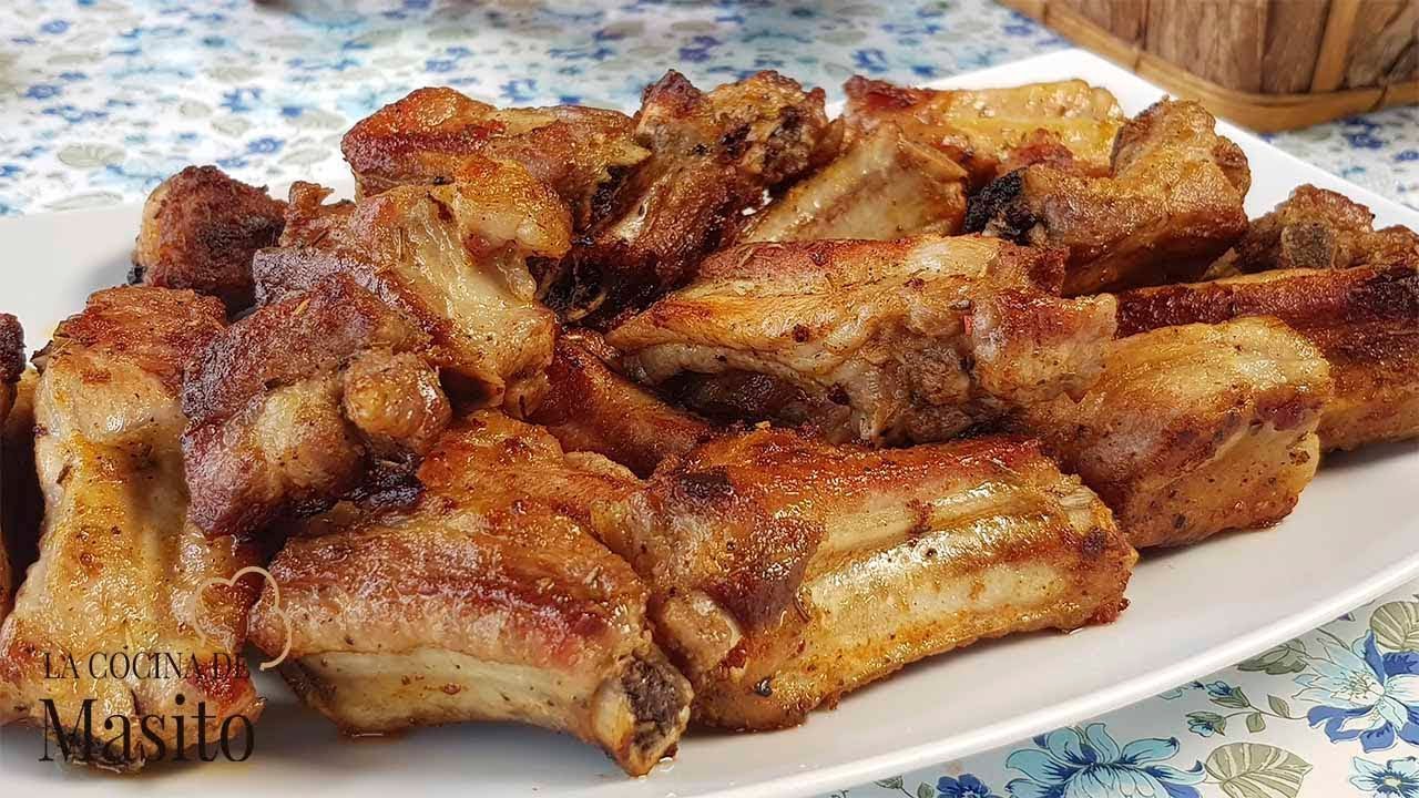 adobo para costillas de cerdo fritas
