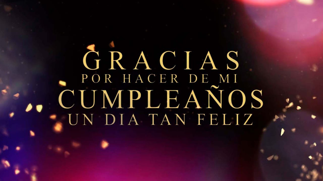 agradecimientos por felicitacion de cumpleaños