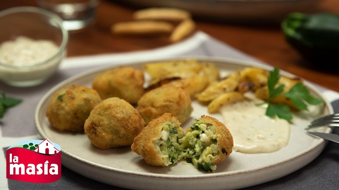 albóndigas de calabacín y queso