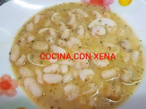 alubias con almejas thermomix velocidad cuchara