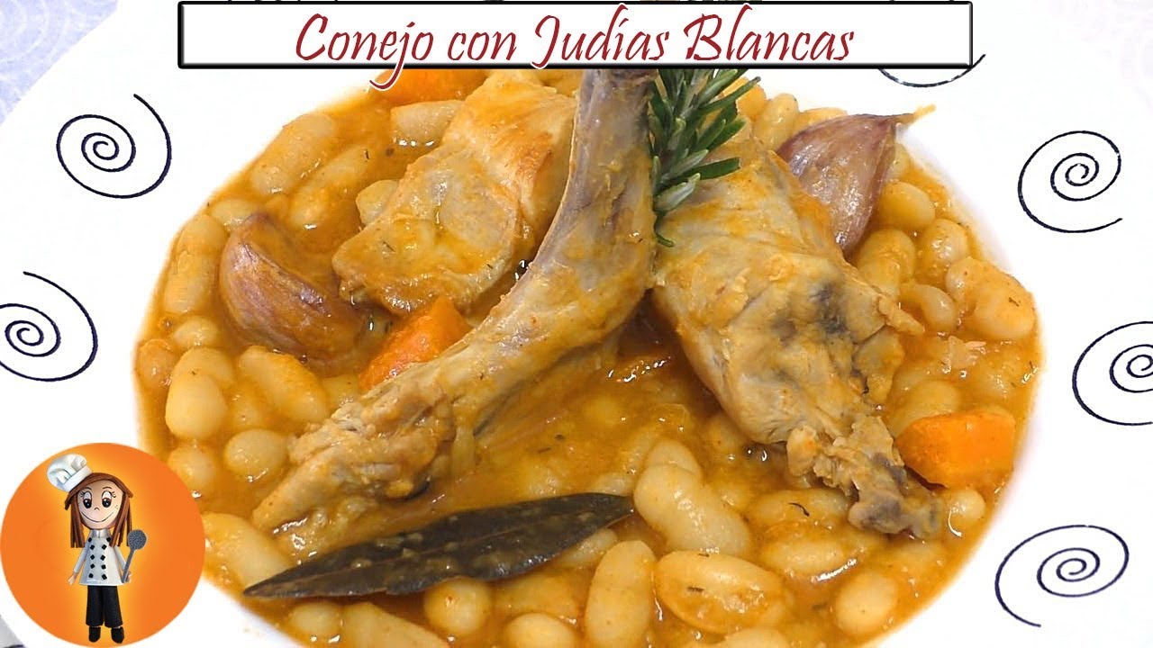 alubias con conejo olla express