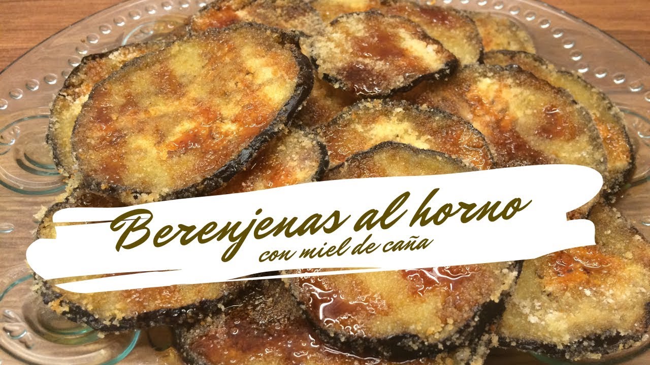berenjena al horno con miel