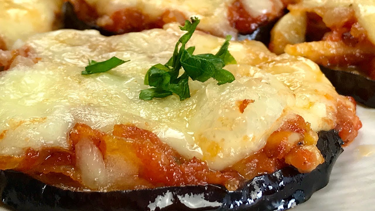 berenjena con mozzarella al horno