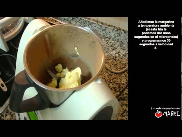 bizcocho de chocolate y nueces thermomix