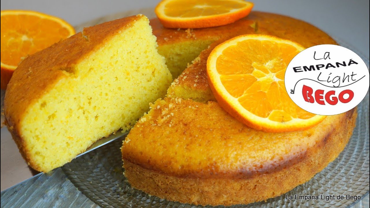 bizcocho de naranja súper esponjoso sin yogur