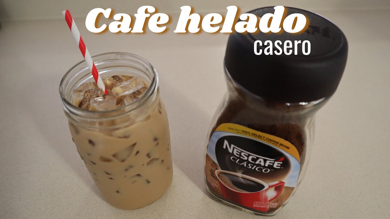 cafe con leche con hielo