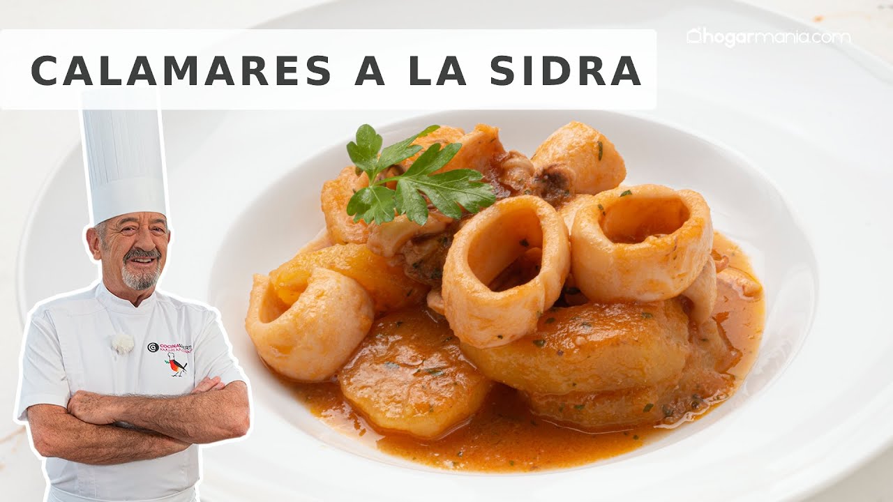 calamares a la sidra arguiñano
