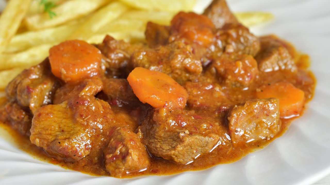 carne de toro en salsa