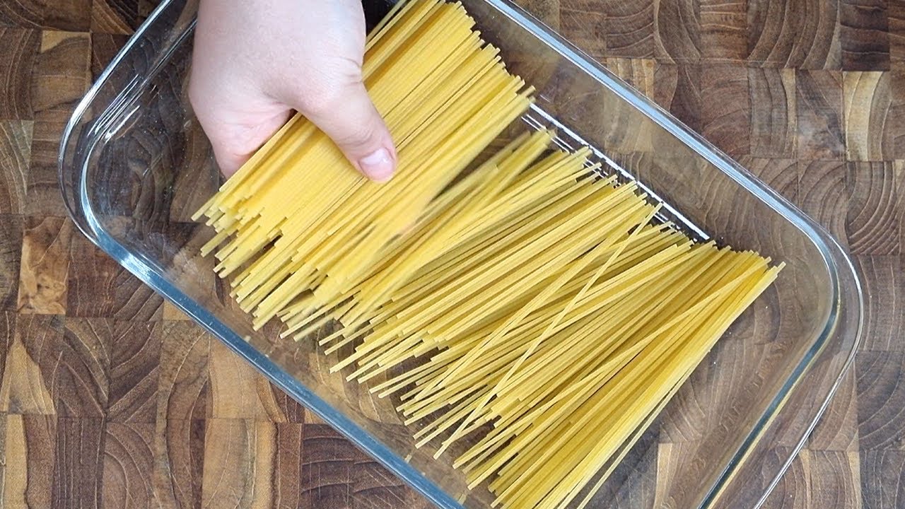cocer pasta en el horno