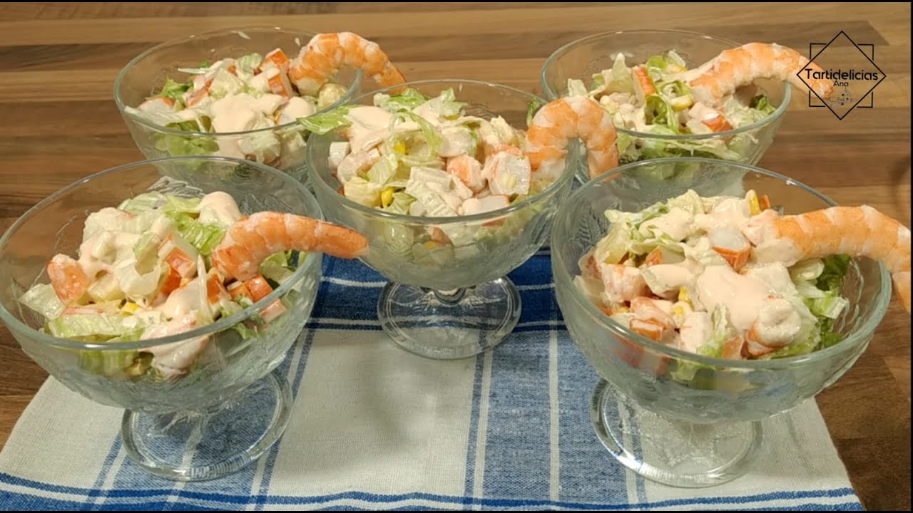 coctel de gambas receta facil