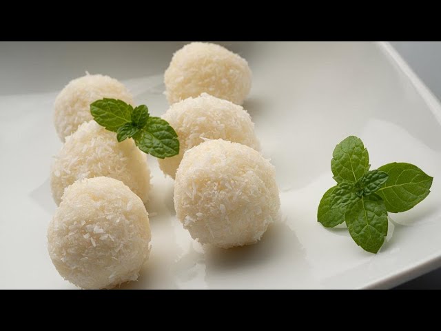 como hacer bolitas de coco con leche condensada