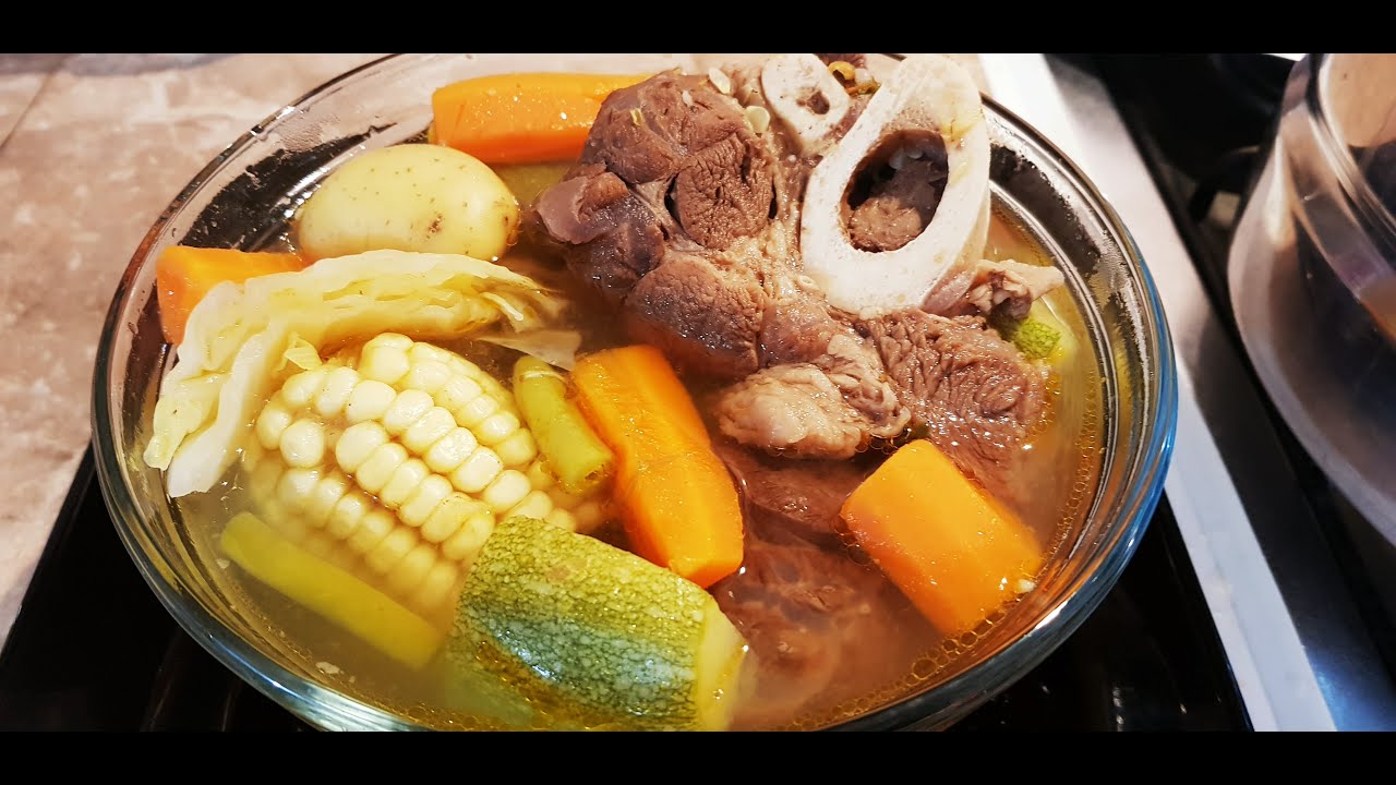 como hacer caldo de puchero