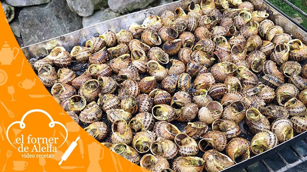 como hacer caracoles a la llauna