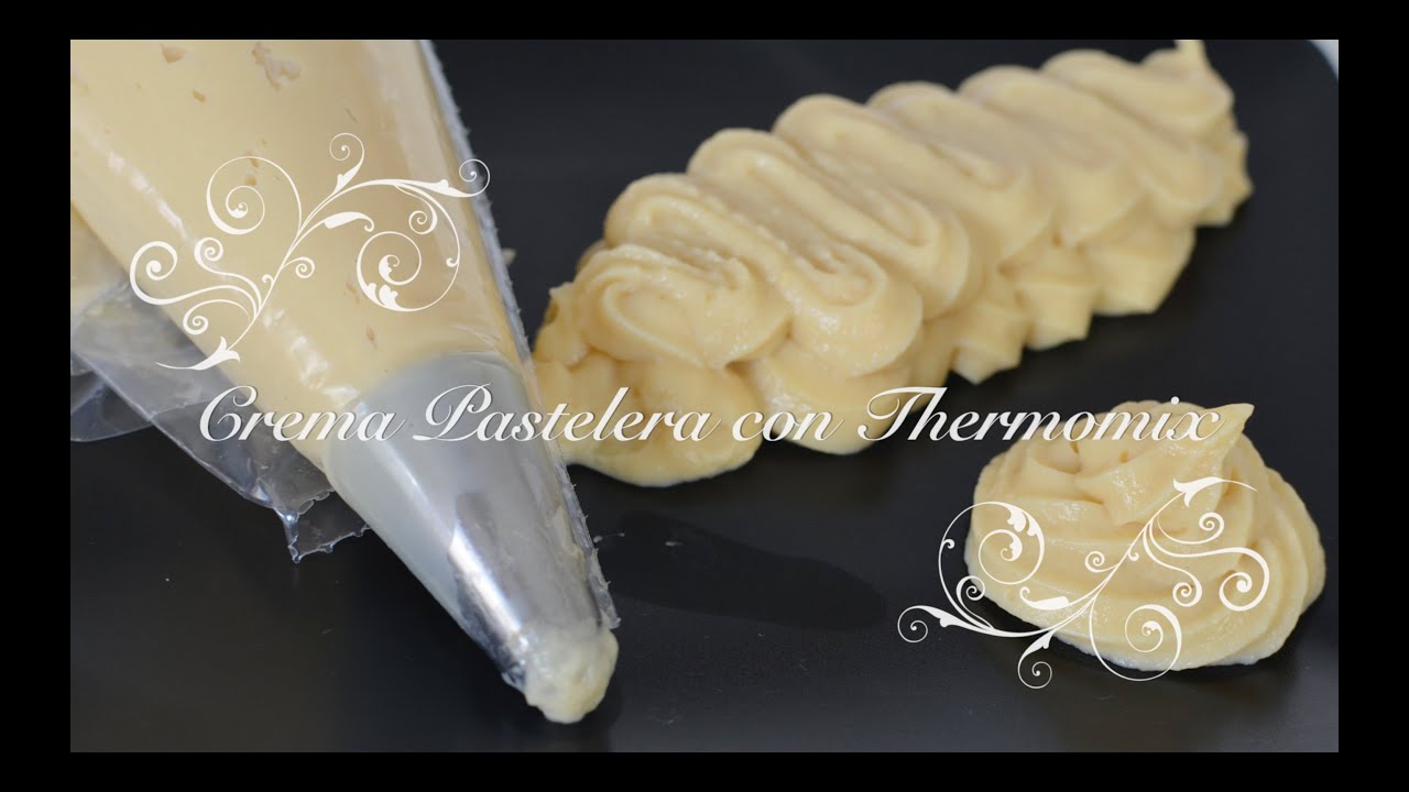 como hacer crema pastelera en thermomix
