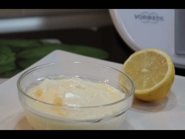cómo hacer mayonesa en la thermomix