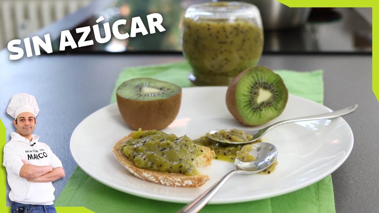 como hacer mermelada de kiwi sin azúcar