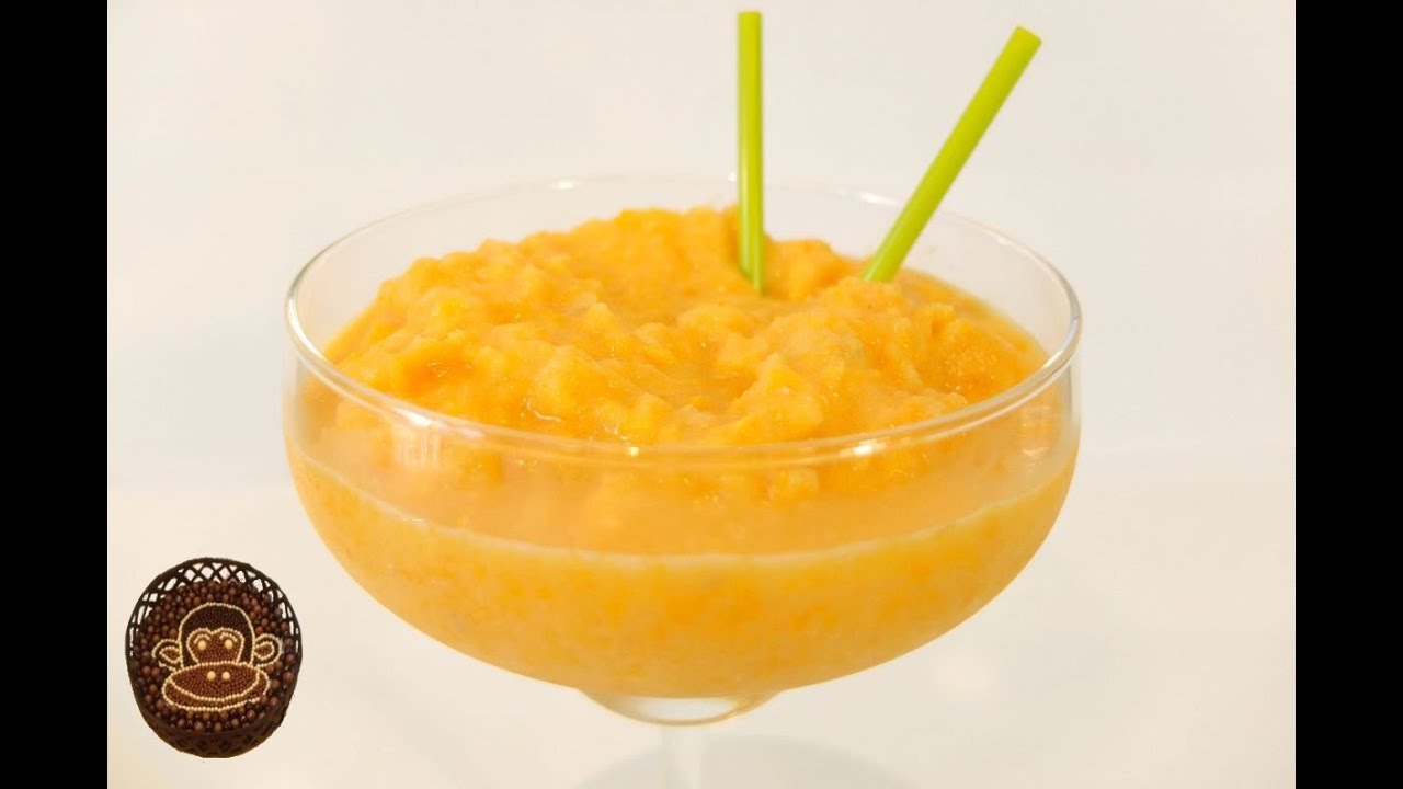 como hacer sorbete de mandarina con helado