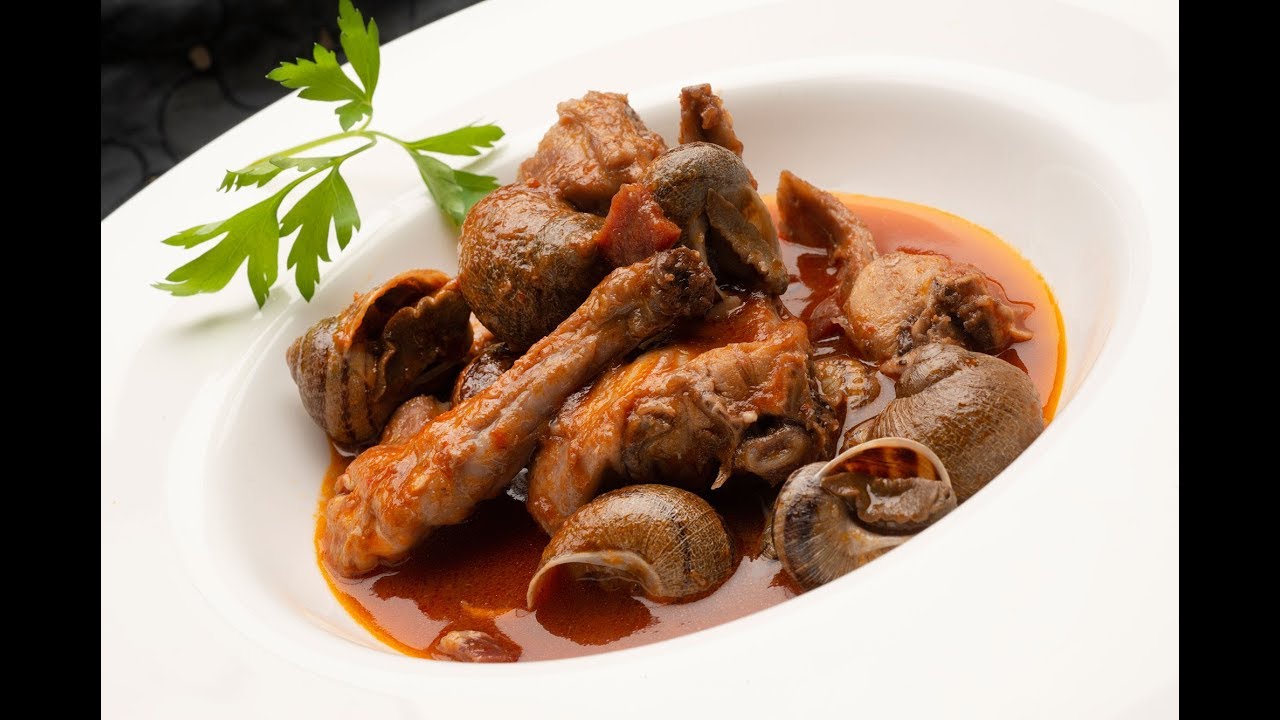 conejo con caracoles receta catalana