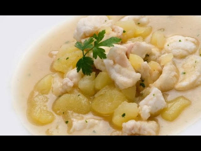 congrio con patatas y pimentón