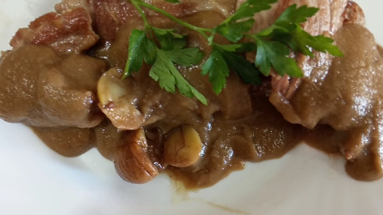 crema de castañas para acompañar carnes