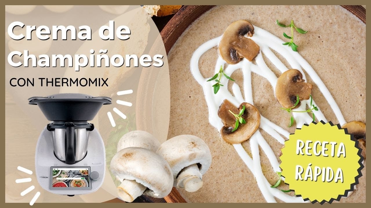 crema de champiñón en la thermomix