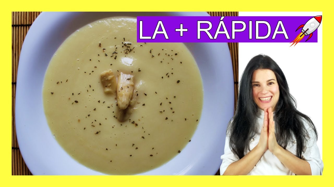 crema de espárragos blancos de lata