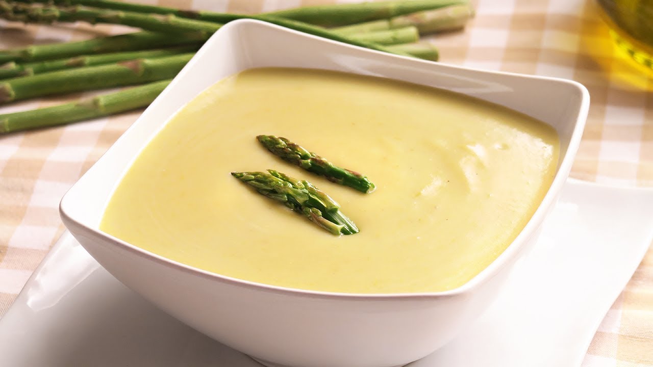 crema de esparragos de lata