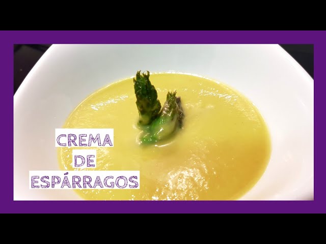 crema de espárragos verdes thermomix
