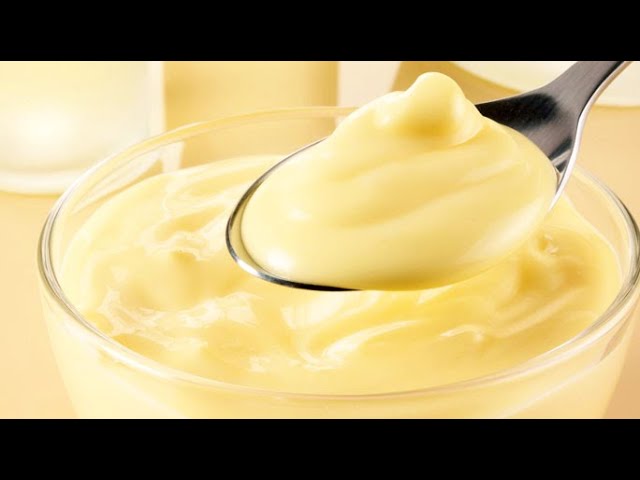 crema pastelera con harina de trigo fácil