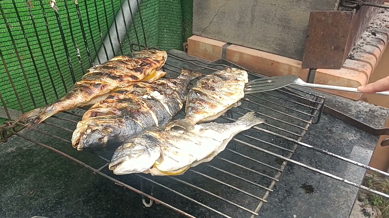 dorada a la brasa tiempo