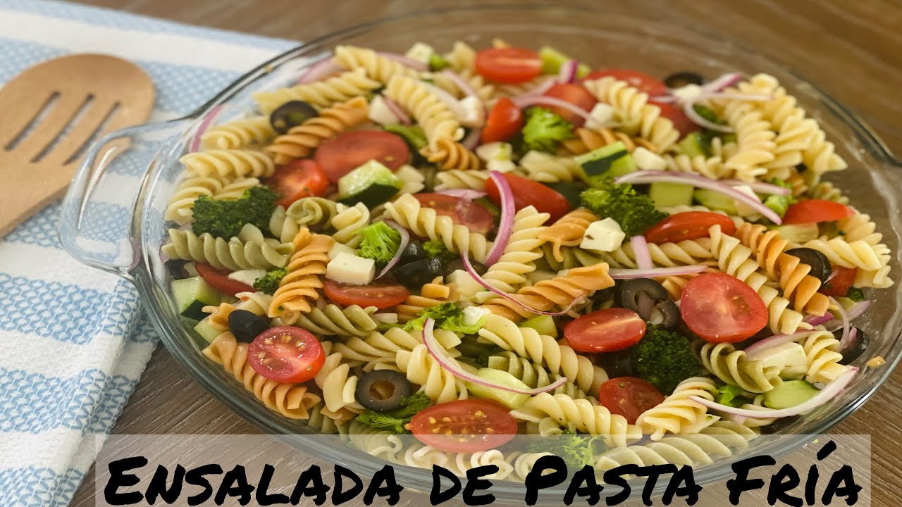 ensalada d pasta d colores