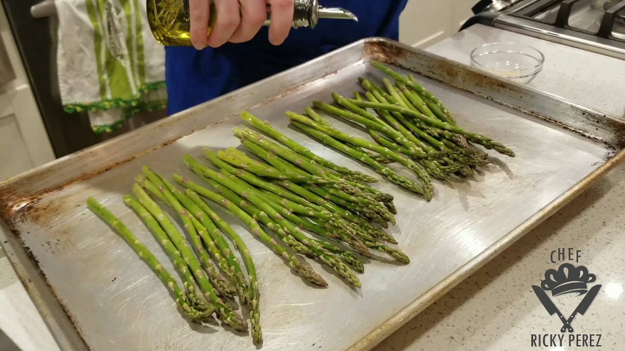 espárragos trigueros al horno arguiñano