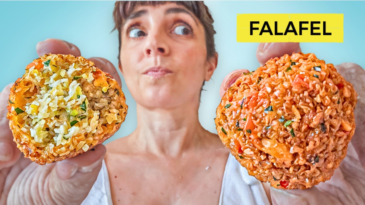 falafel con garbanzos de bote