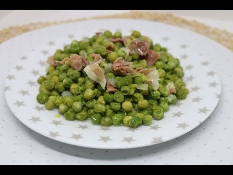 guisantes con jamón en thermomix