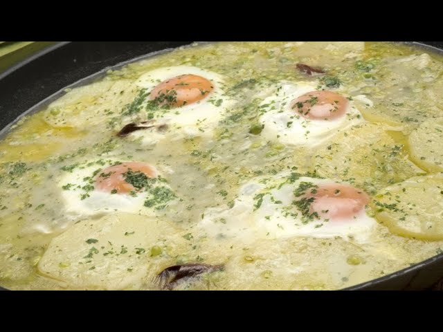 huevos en salsa verde arguiñano