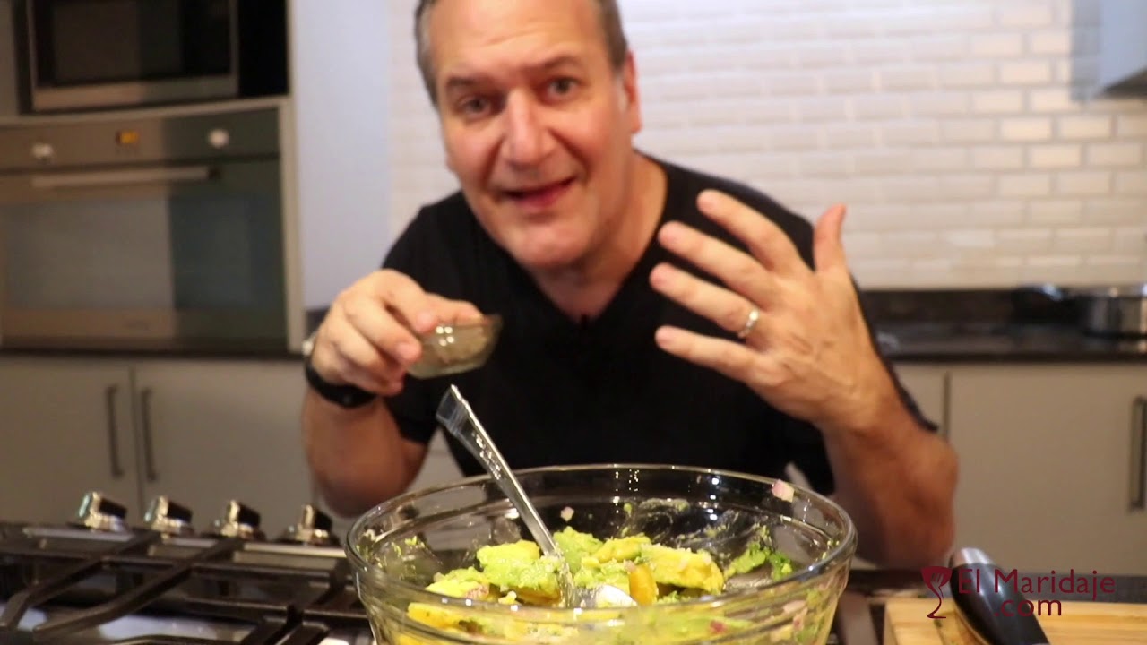 langostinos con aguacate y mango
