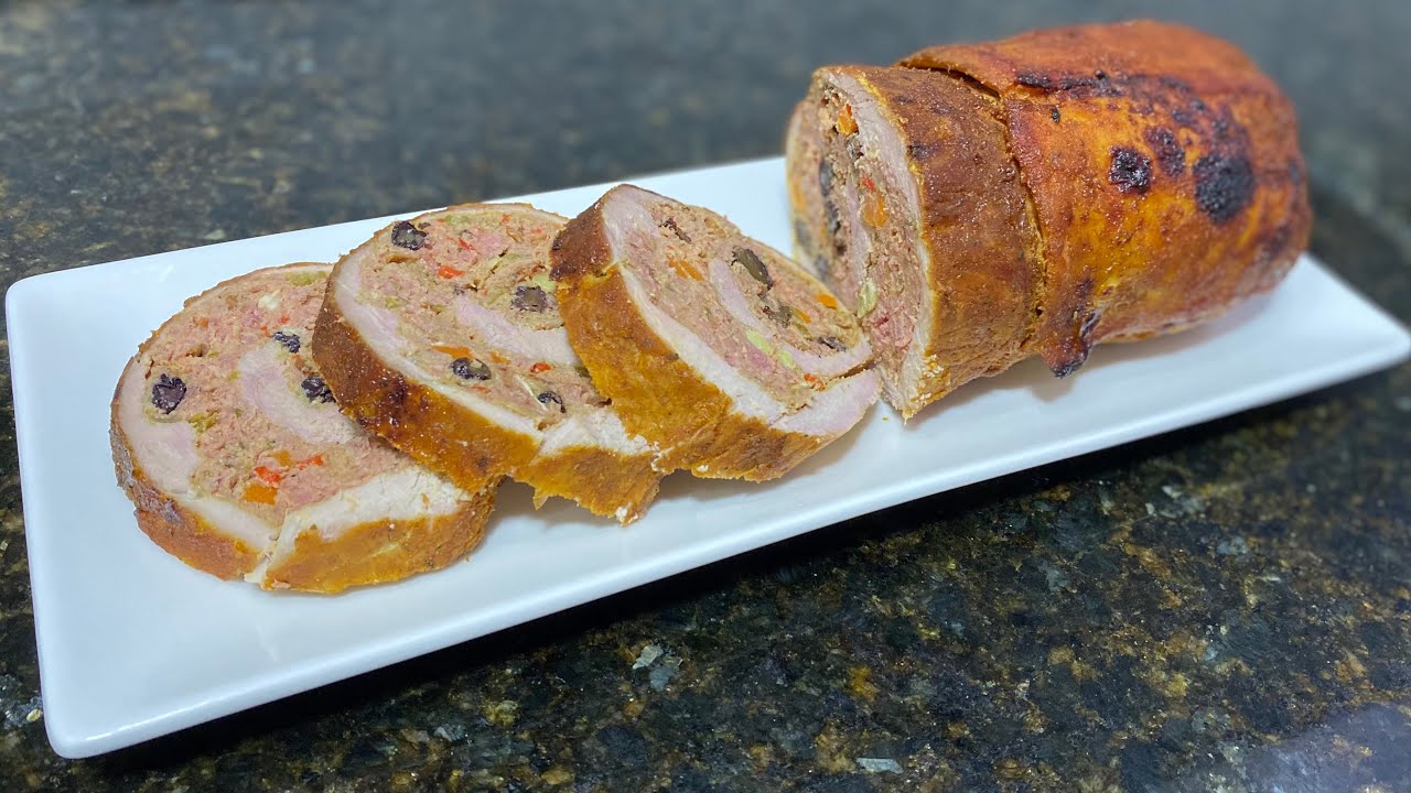 lomo relleno en freidora de aire