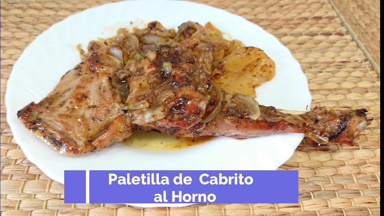 paletilla de cabrito al horno tiempo y temperatura