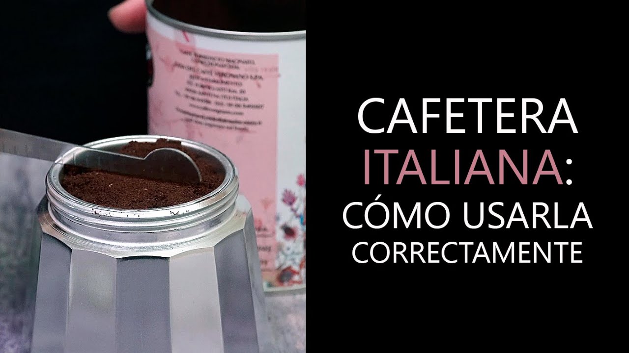 partes de una cafetera italiana
