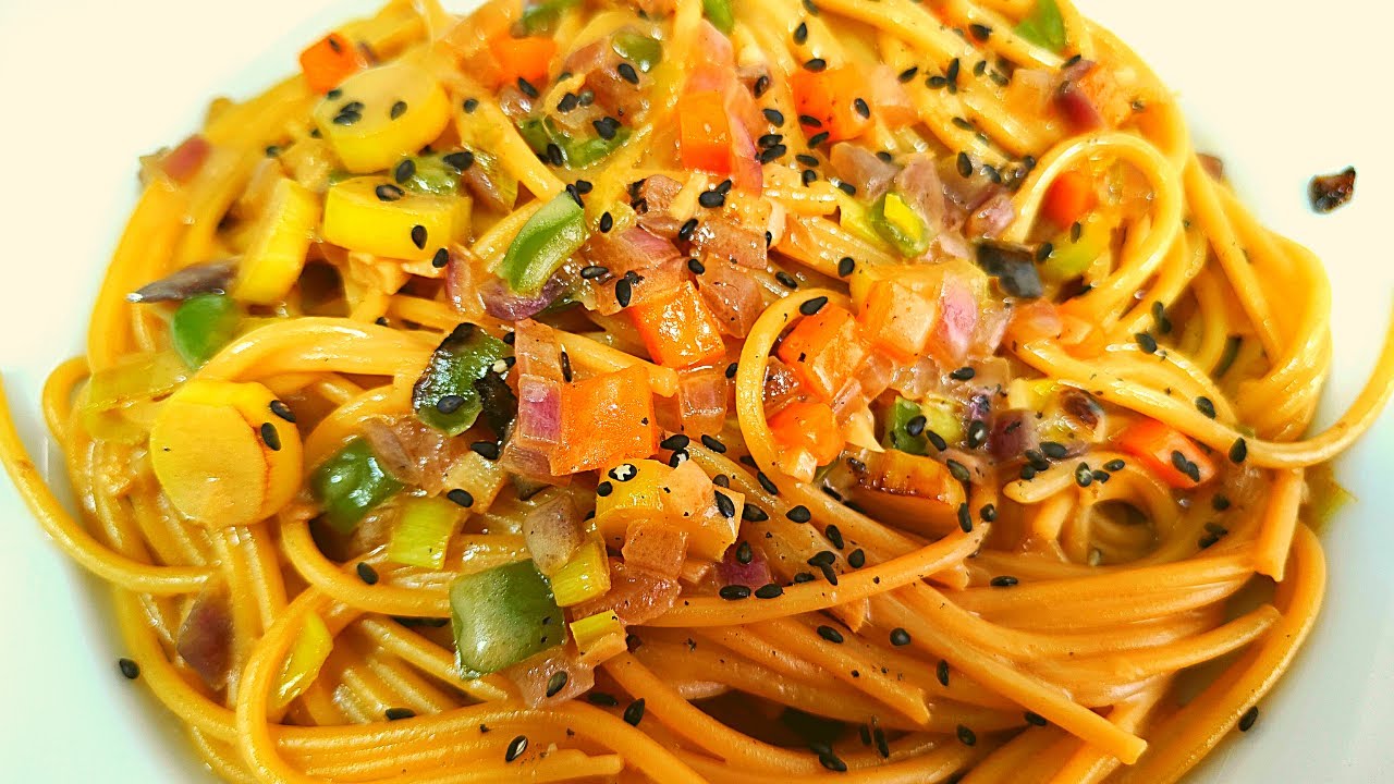 pasta con leche de coco