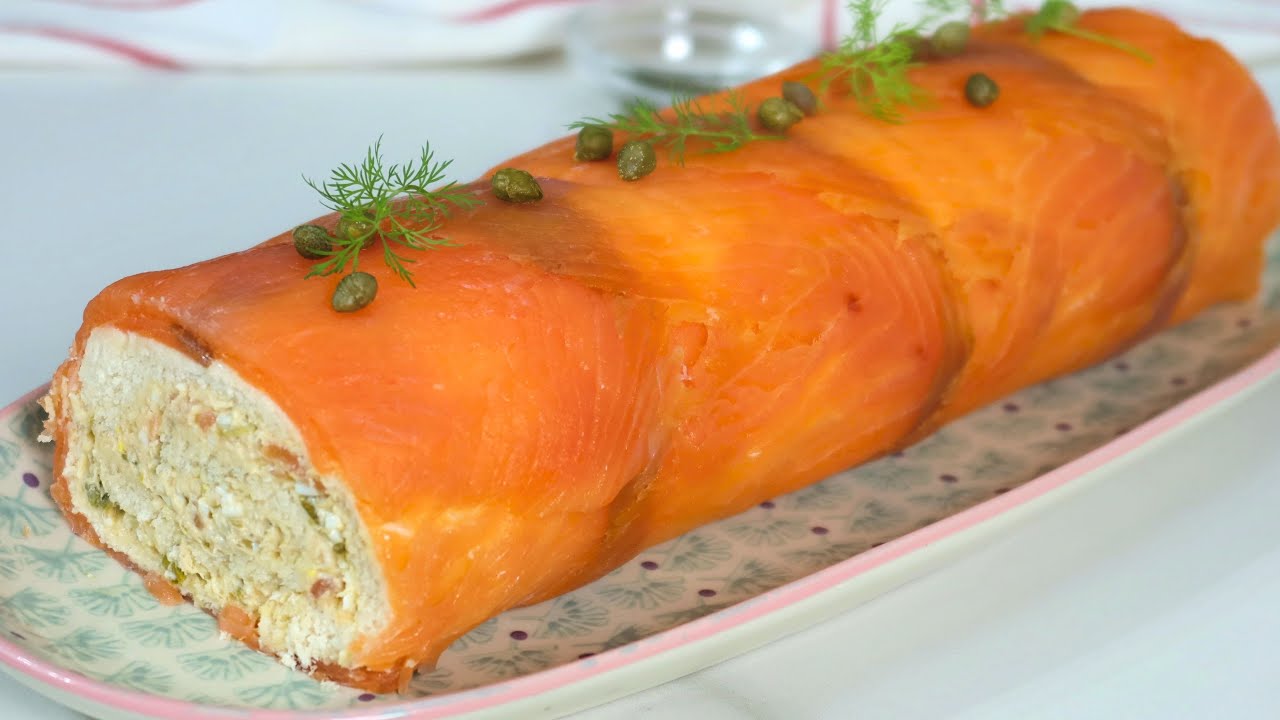 pastel frio de salmon y atun