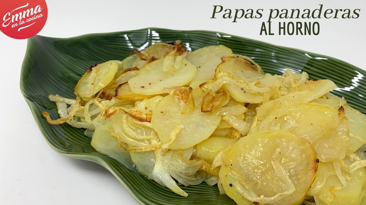 patatas al horno con cebolla y vino blanco