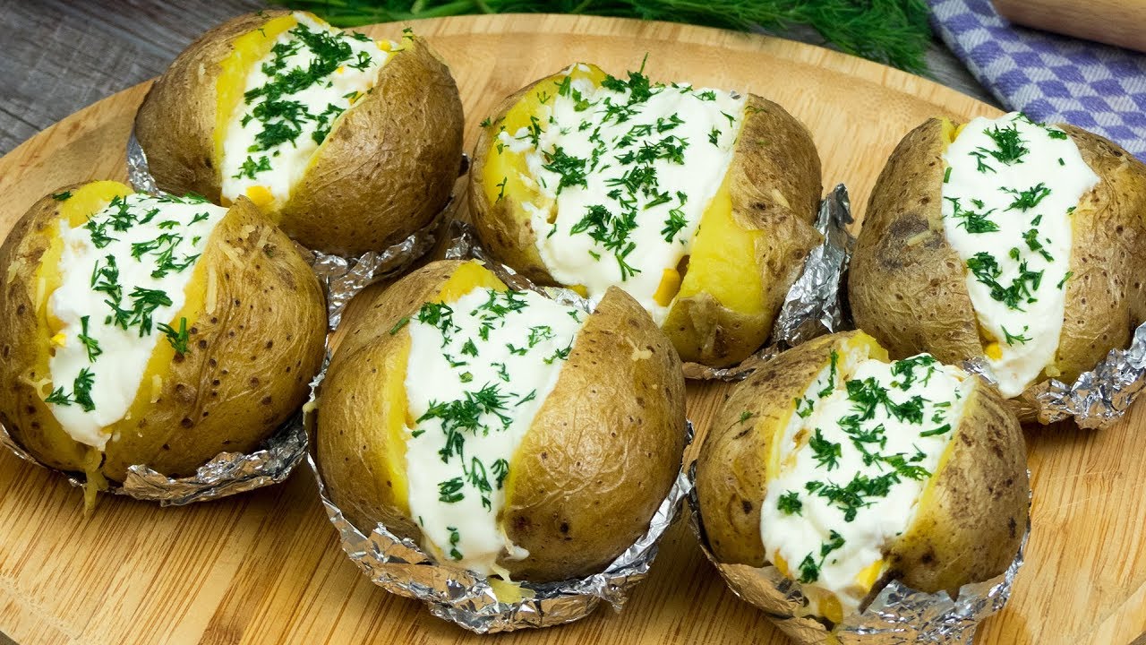 patatas al horno con papel aluminio