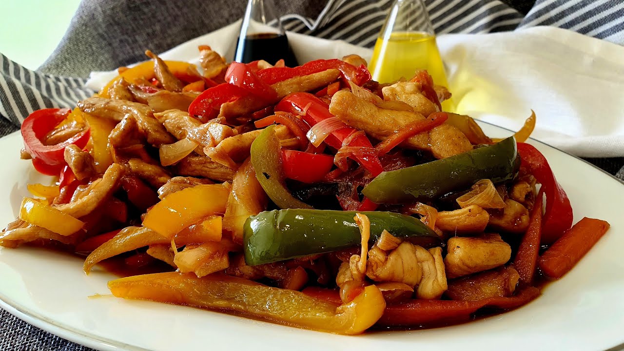 pechuga de pollo con soja