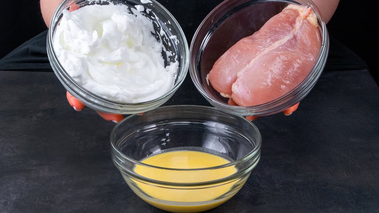 pechugas de pollo rebozadas con harina y huevo
