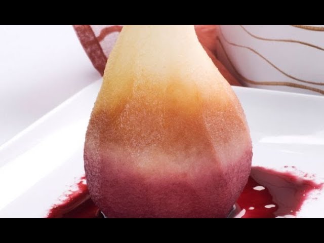 peras al vino tinto arguiñano