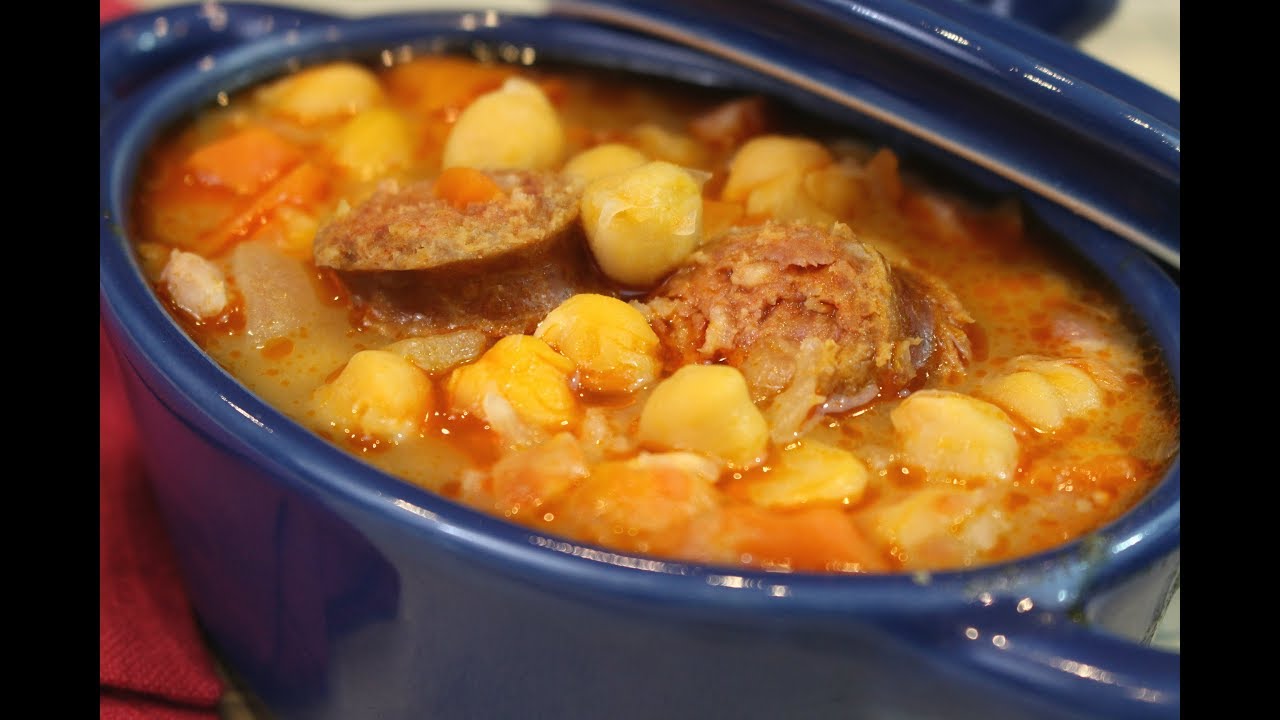 potaje de garbanzos thermomix - la juani